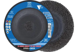 CC-GRIND גלגל השחזה חזק 115x22.23 מ"מ קו מיוחד SGP STEELOX עבור פלדה / נירוסטה