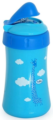 כוס שתייה ספורט עם קשית Flawless מגיל 6M+ - אדום פיל