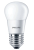 נורת כדור לד פיליפס PHILIPS 4W E27 3000K P45