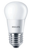 נורת כדור לד פיליפס PHILIPS 4W E27 6500K P45