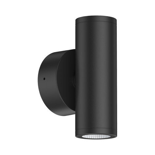 צמוד קיר שחור PATIO UP&DOWN 12W 24° IP65 אור חם Nisko 
