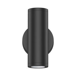 צמוד קיר שחור PATIO UP&DOWN 12W 60° IP65 אור חם Nisko 
