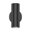 צמוד קיר שחור PATIO UP&DOWN 12W 60° IP65 אור ניטרלי