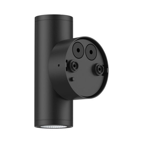 צמוד קיר שחור PATIO UP&DOWN 12W 60° IP65 אור ניטרלי Nisko 
