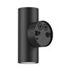 צמוד קיר שחור PATIO UP&DOWN 27W 36° IP65 אור ניטרלי