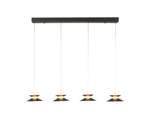 4 תלוי על בסיס שחור LED