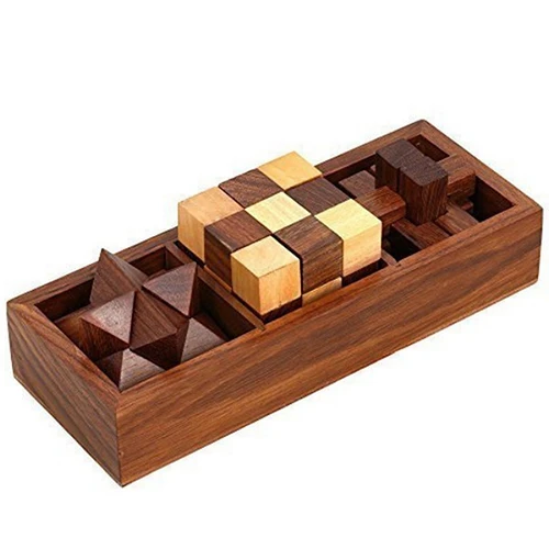 סט 3 משחקי חשיבה פאזל Puzzles set במארז מהודר