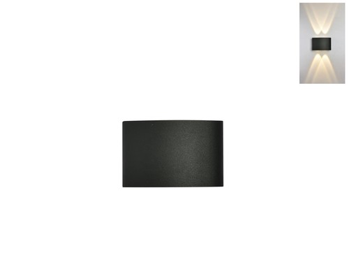 4 קיר שחור LED
