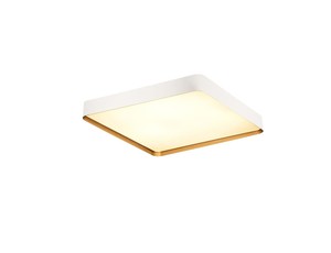 פלפון מרובע LED לבן+זהב 60X60