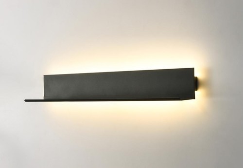 מדף שחור LED 18W
