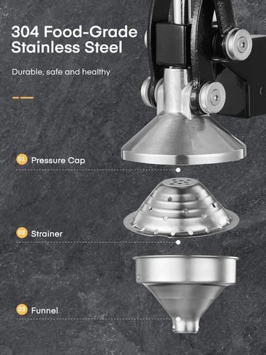 מסחטת הדרים ורימונים מקצועית FK5015 לה קישטן La Kitchenette צבע שחור