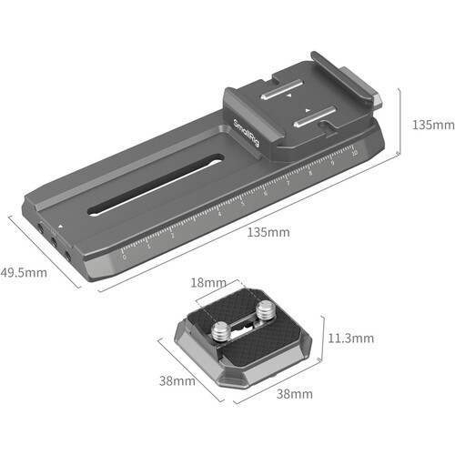 SmallRig 4638 HawkLock H38 Manfrotto Quick Release Plate for DJI Stabilizers