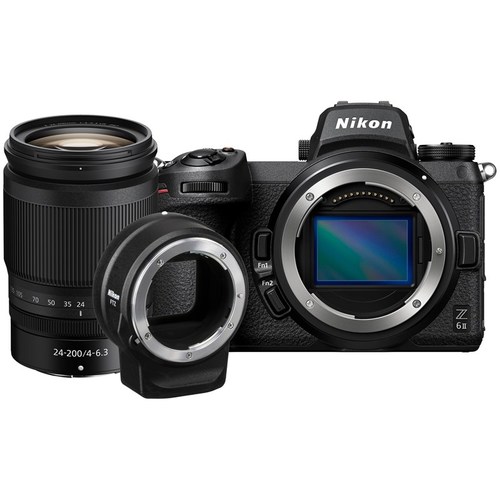 מצלמה חסרת מראה ניקון Nikon Z6II 24-200 + Ftz Kit - קיט