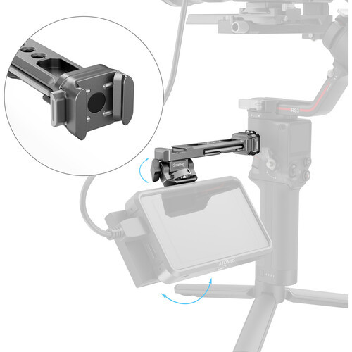 SmallRig HawkLock 4637 H21 Monitor Support for Select DJI Stabilizers