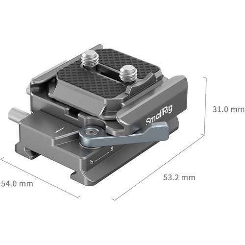 SmallRig HawkLock 4639 H38 Arca-Swiss Quick Release Plate Set for DJI Stabilizers