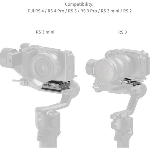 SmallRig HawkLock 4639 H38 Arca-Swiss Quick Release Plate Set for DJI Stabilizers