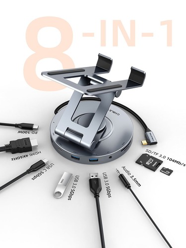 תחנת עגינה ומעמד CABLETIME  עבור iPad Pro /iPad / טאבלט