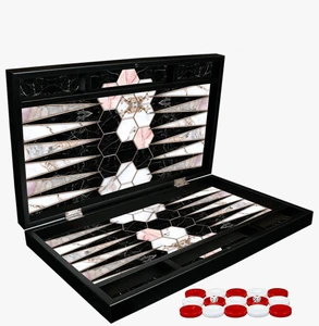 שש בש | דמקה איכותי Backgammon - שיש דבש