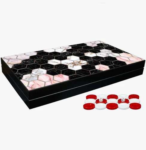 שש בש | דמקה איכותי Backgammon - שיש דבש