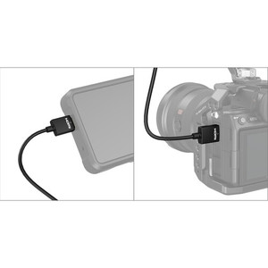 מטר 1   SmallRig 4795 Ultra-Slim Micro-HDMI to HDMI Data Cable 