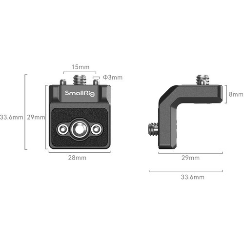 SmallRig MD4360 LensVid mini L-Shaped Mount Plate Kit