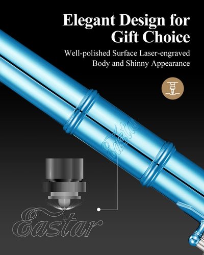 ערכת חליל צד איכותי למתחילים EFL1 בצבע כחול כולל אביזרים נלווים ותיק נשיאה מבית EASTAR