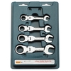 סט 12 יח' מפתחות רינג רצ'ט פרקי קצר מ"מ