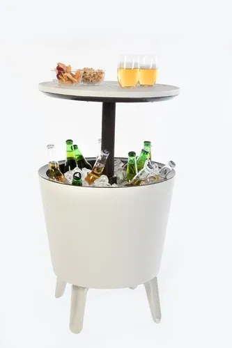 שולחן לגינה, קול בר COOL BAR משולב בצידנית גדולה KETER