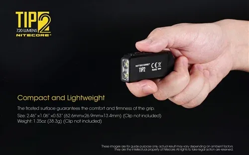 פנס נייטקור TIP 2 720 LUMEN NITECORE