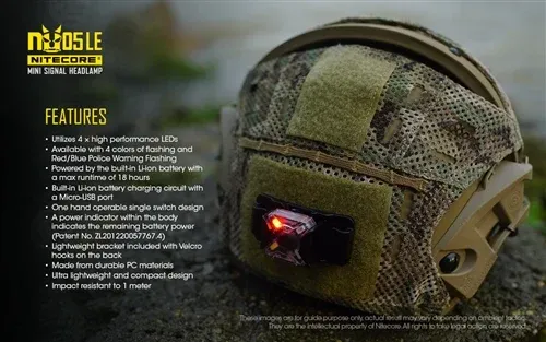 פנס נייטקור NU05 LE NITECORE