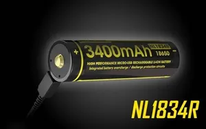 סוללה נטענת Nitecore NL1834R 3400mAh Li-ion