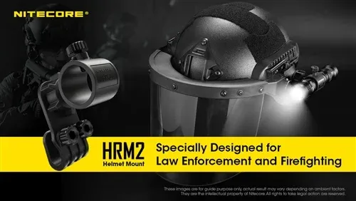 מתאם לקסדה NITECORE HRM2 HELMET CLAMP MOUNT WITH SWIVEL FOR FLASHLIGHTS