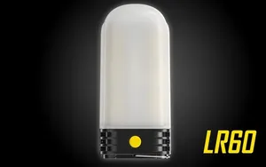 מטען סוללות\פנס\מטען נייד NITECORE LR60 280 LUMEN USB RECHARGEABLE LED CAMPING LANTERN