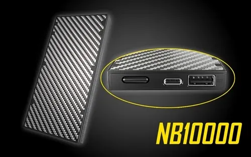 מטען נייד NITECORE NB10000 QUICK-CHARGE USB/USB-C DUAL PORT 10000MAH POWER BANK