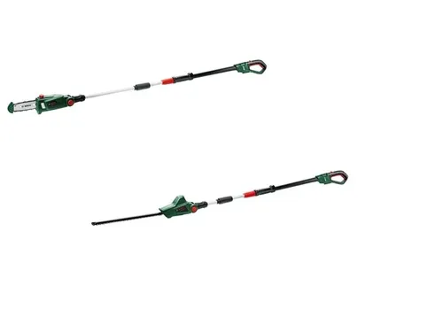 מסור שרשרת + גוזם גדר חיה bosch 18v + סוללה 2.5HA ומטען