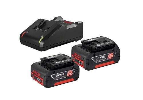 מבצע מטען + שתי סוללות 18V 4AH