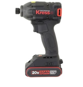 מברגת אימפקט נטענת + 2 סוללות KRESS KU290.3 20V 4Ah
