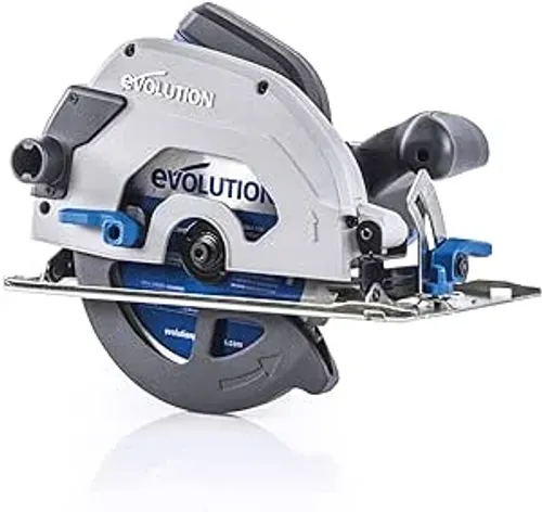 מסור רב שימושי מתכת ועץ עגול חשמלי כחול Evolution S185CCSL