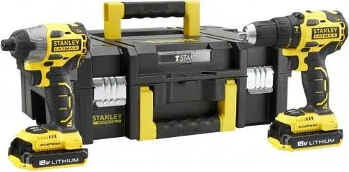 סט מברגות נטענים פוטר + אימפקט בארגז מקצועי FMC2025 STANLEY