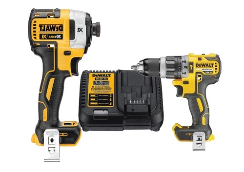 סט DeWalt מברגת אימפקט 18V DCF887+ מברגה/מקדחה רוטטת 18V DCD796+ מטען לסוללות10.8-18V דגם DCB115