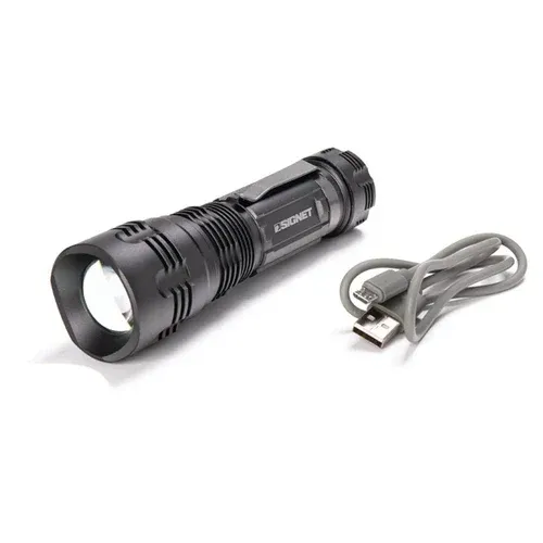 פנס לד מגנטי מוגן מים 380 לומן טעינת Signet 096019 USB