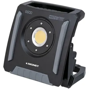 זרקור תאורה לד 6500 לומן 60W + מתאמים לסוללה SIGNET