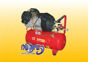 קומפרסור מדחס 24 ליטר 4 כ"ס ראש כפול KARNAF