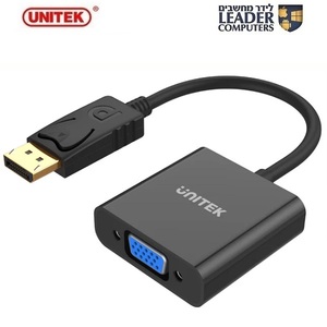 מתאם ממיר מ- DispalyPort ל-VGA דגם Y-5118E UNITEK