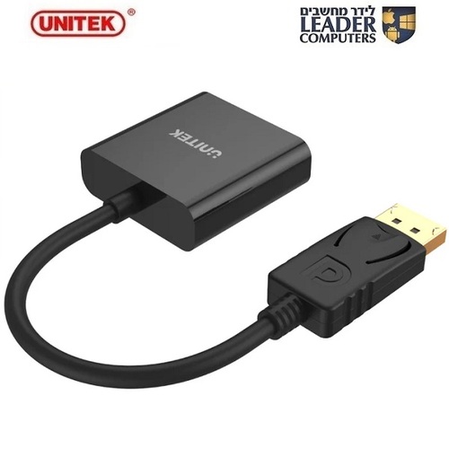 מתאם ממיר מ- DispalyPort ל-VGA דגם Y-5118E UNITEK