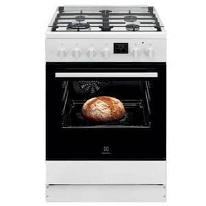 ‏תנור משולב כיריים Electrolux LKK620200W אלקטרולוקס