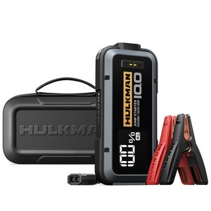בוסטר מקצועי לרכב HULKMAN Alpha 100 4000A Heavy Duty Jump Starter