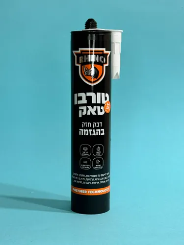 טורבו טאק לבן- דבק חזק בהגזמה