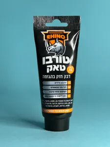 שפורפרת טורבו טאק לבן- דבק חזק בהגזמה
