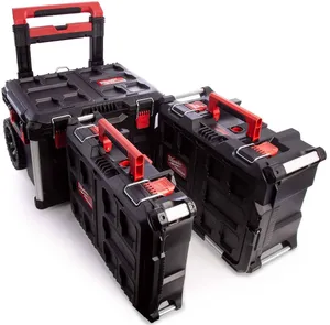 סט עגלה 3 ארגזים Milwaukee Packout 